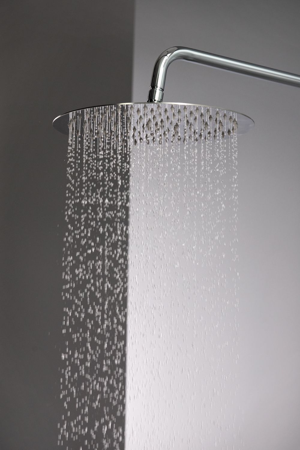 Round Shower Head Deante Floks 300 in Chrome