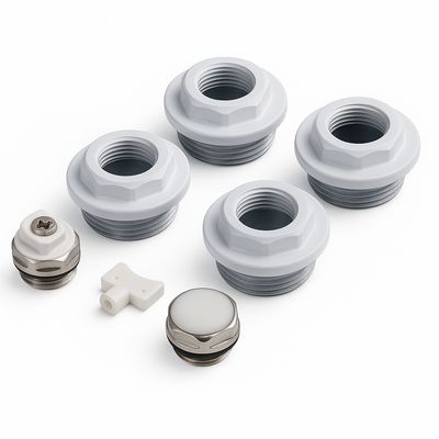 Kit de montage Fondital en blanc pour radiateurs en aluminium Kit de montage Fondital en blanc pour radiateurs en aluminium