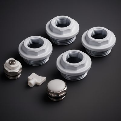 Kit de montage Fondital en blanc pour radiateurs en aluminium