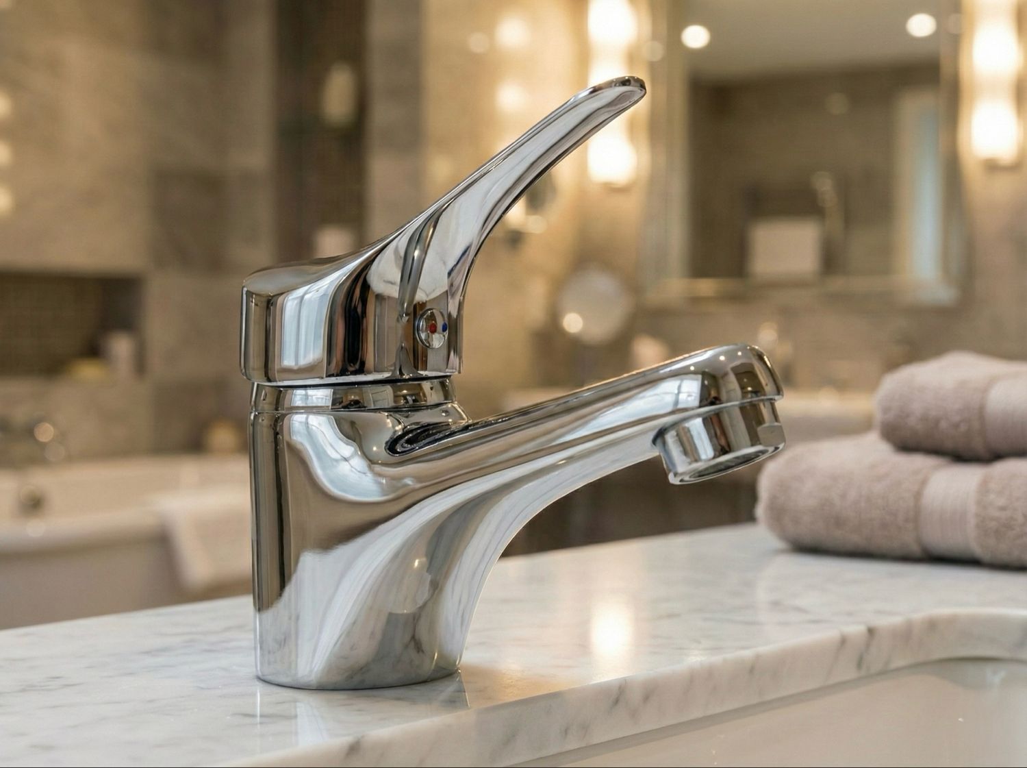 Mitigeur de lavabo Neo Joko 52 sans bonde en chromé