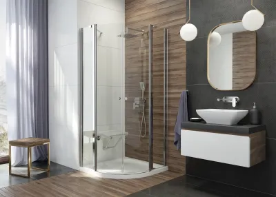 Shower Mixer Tap Deante Alpinia with Chrome Shower Switch