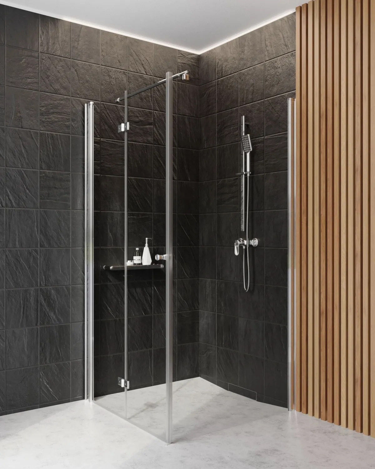 Shower Mixer Deante Alpinia in Chrome