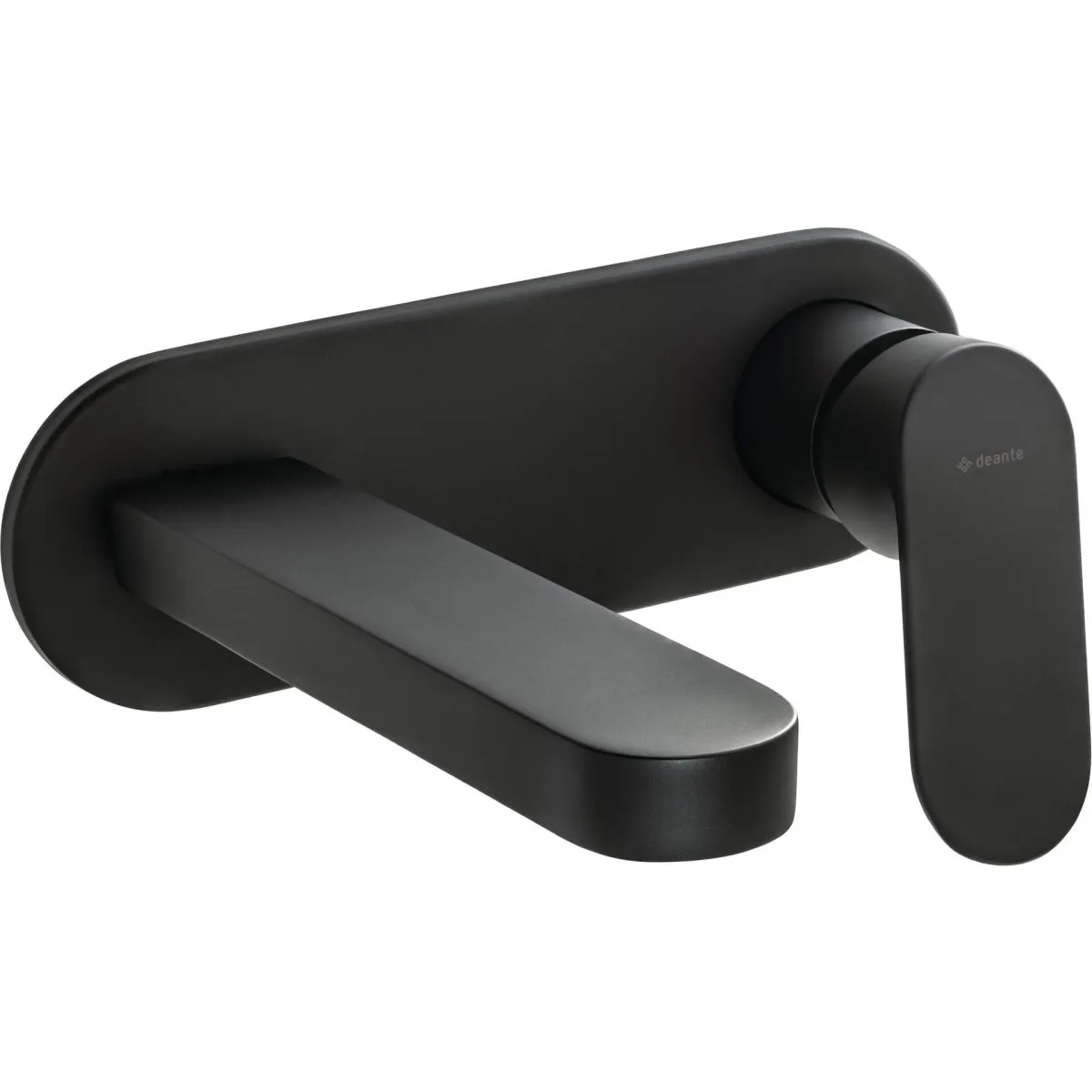 Mitigeur de lavabo encastré Deante Alpinia 153 mm sans bonde en noir mat