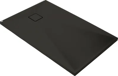 Rectangular Granite Shower Tray Deante Correo 100 x 90 cm Black Rectangular Granite Shower Tray Deante Correo 100 x 90 cm Black