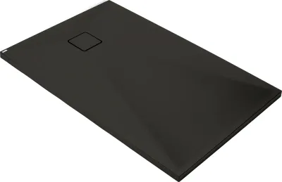 Deante Correo Rectangular Granite Shower Tray 120 x 80 cm Black Deante Correo Rectangular Granite Shower Tray 120 x 80 cm Black