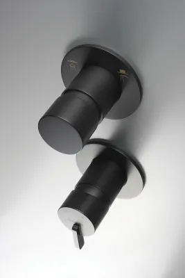 Deante Silia Concealed Shower Mixer with Matte Black Shower Switch