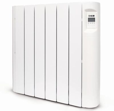 Radiateur électrique HJM avec thermostat 1000 W à 6 éléments