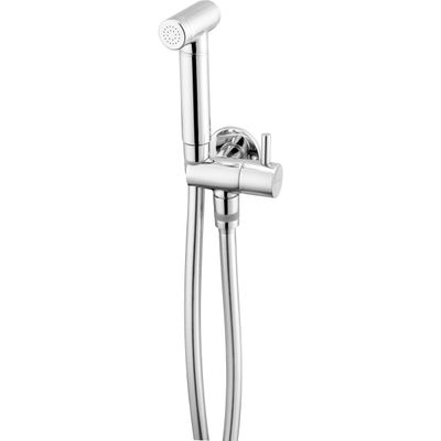 Hygienic set for cold water WC Deante Bidetta in chrome with 120 cm hose