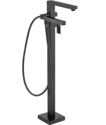 Bath/Shower Mixer Deante Anemon for Floor Installation in Matte Black