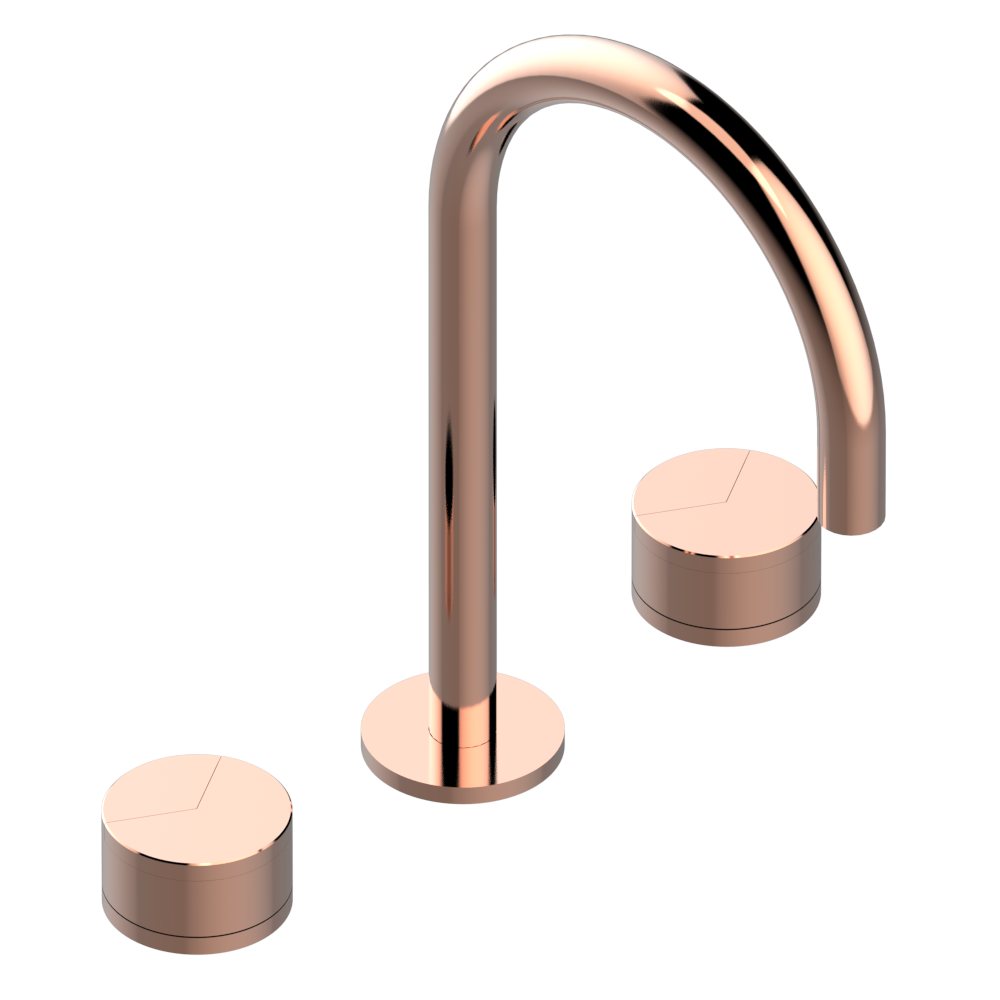 Mélangeur de lavabo 3 trous THG avec vidage - Collection "Yoko Delta" — vue 4