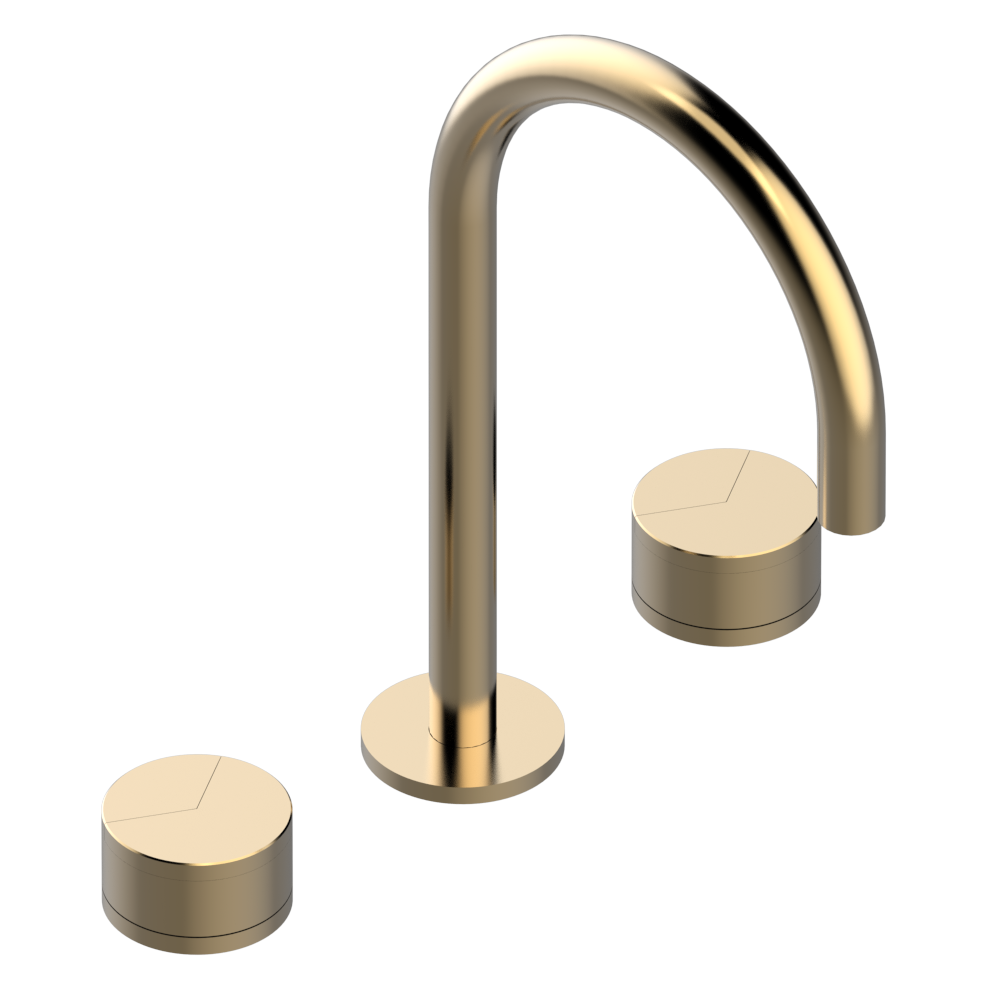 Mélangeur de lavabo 3 trous THG avec vidage - Collection "Yoko Delta" — vue 5