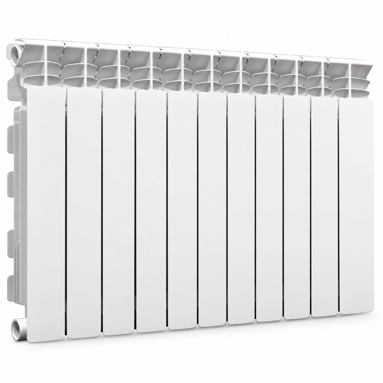 Radiateur en aluminium moulé Fondital Exclusivo à 11 éléments (entraxe 50 / profondeur 10 / longueur 87.23 cm)