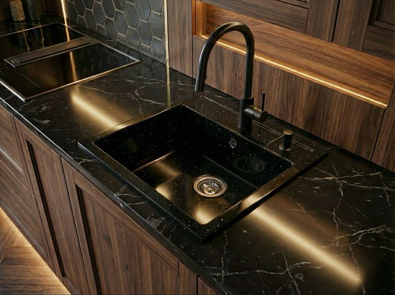 Fregadero de cocina encastrado Lexus 47.5 x 47.5 cm