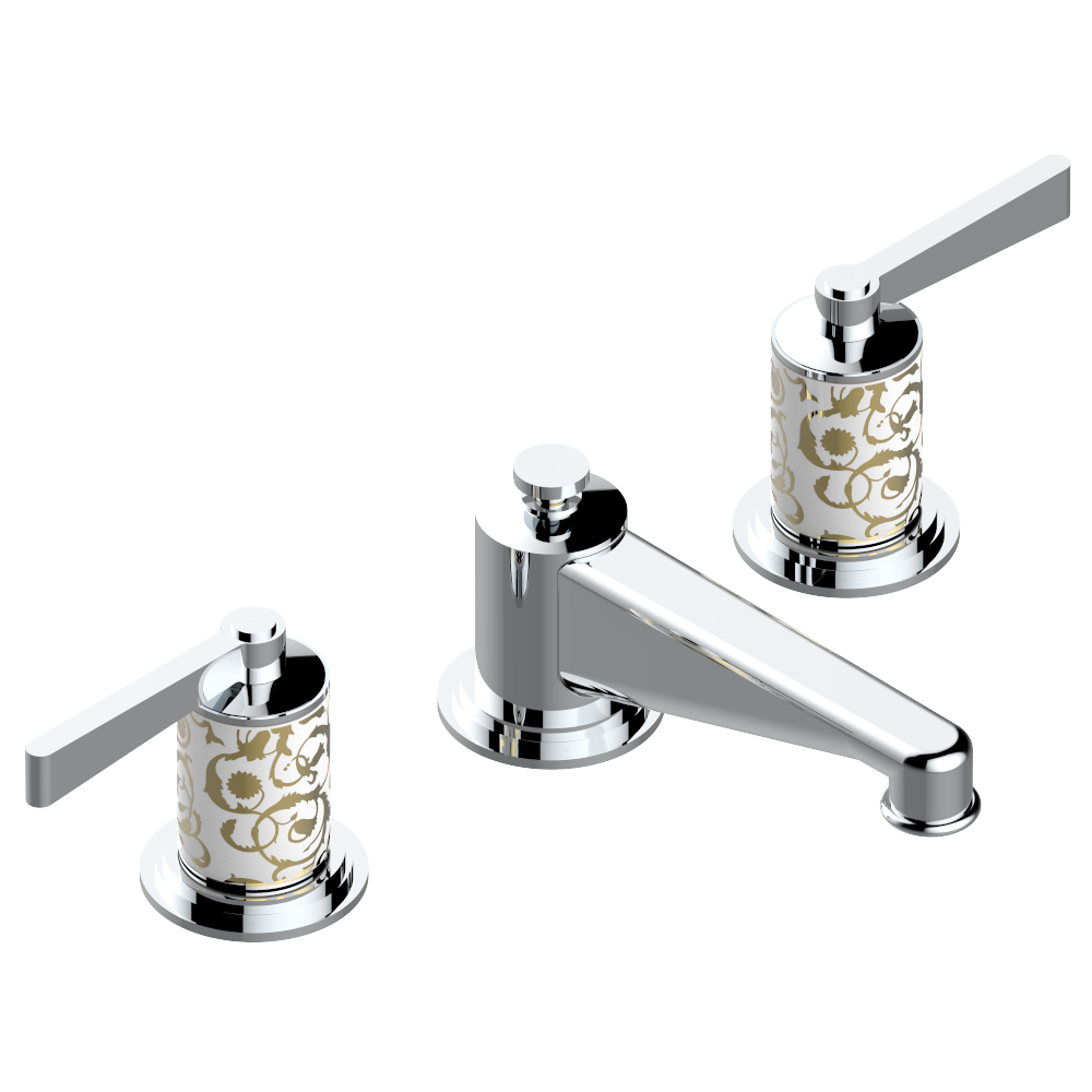 Batteria lavabo a due maniglie · THG Paris · Froufrou con leve