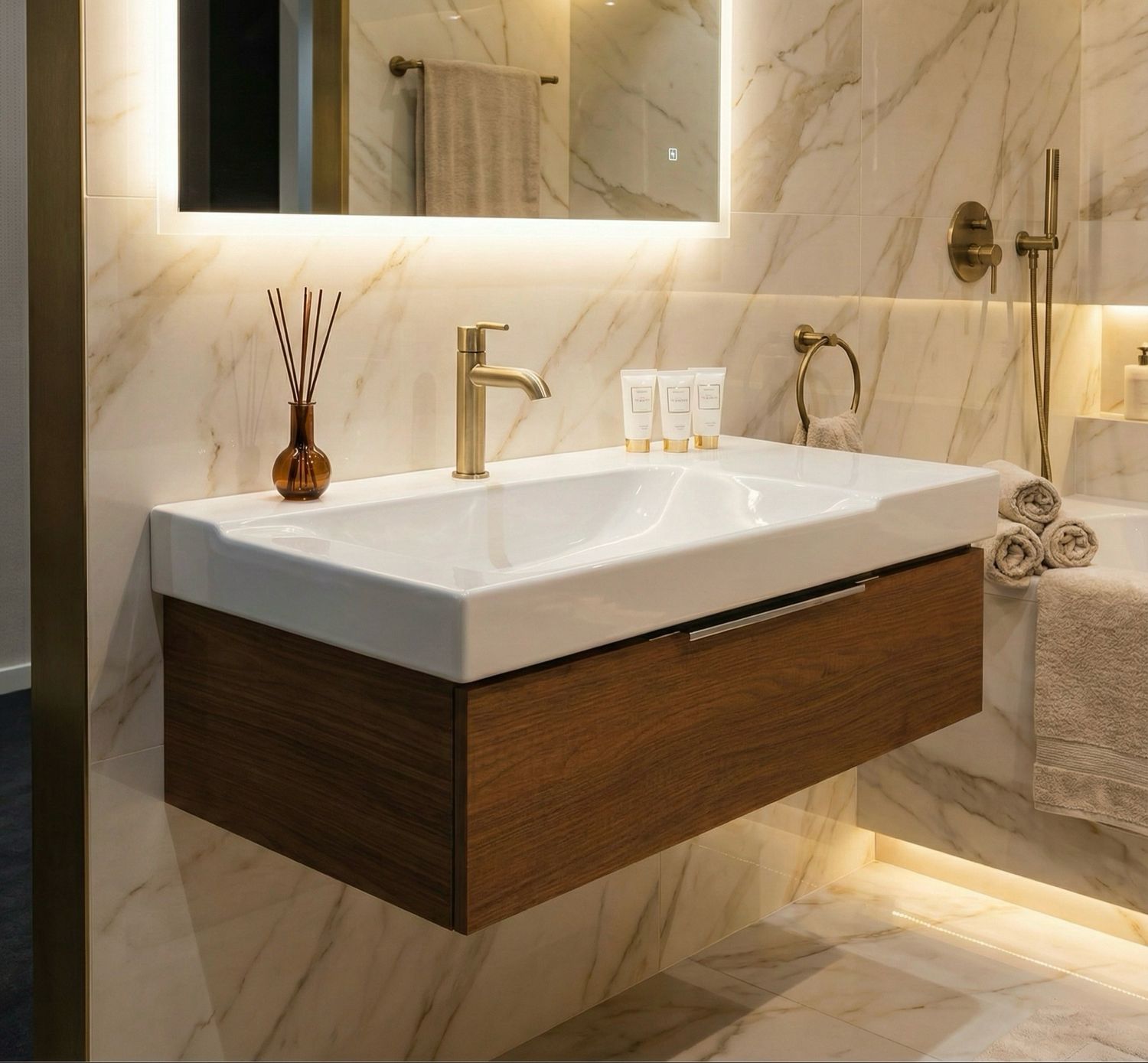 Geberit Xeno² 90 cm Single Drawer Bathroom Vanity (without basin)