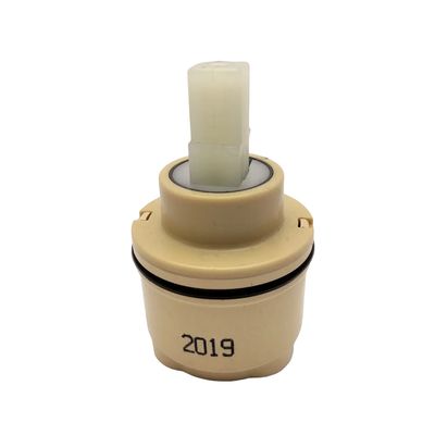 Cartouche céramique Deante avec joint torique, 35 mm, couleur beige, pour robinet mitigeur monocommande.