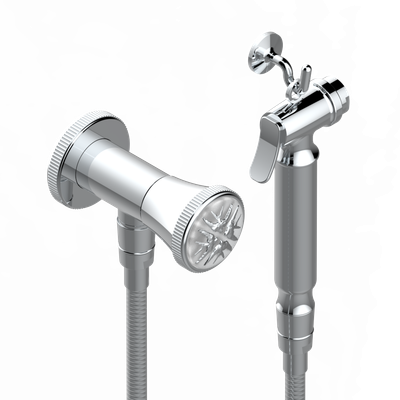 Ensemble hygiénique de WC THG avec robinet d'arrêt - Collection "Hirondelles"