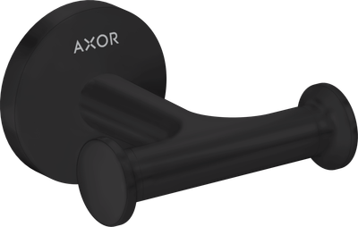 Crochet double Axor Universel Circulaire en noir mat Crochet double Axor Universel Circulaire en noir mat