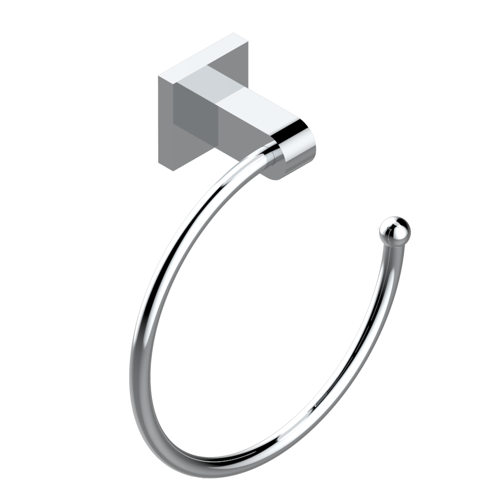 Anneau porte-serviette THG - Collection "Lalique Cristal Clair à manettes"