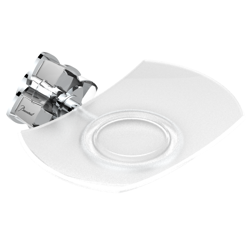Porte-savon THG - Collection "Pétale de Cristal Clair"