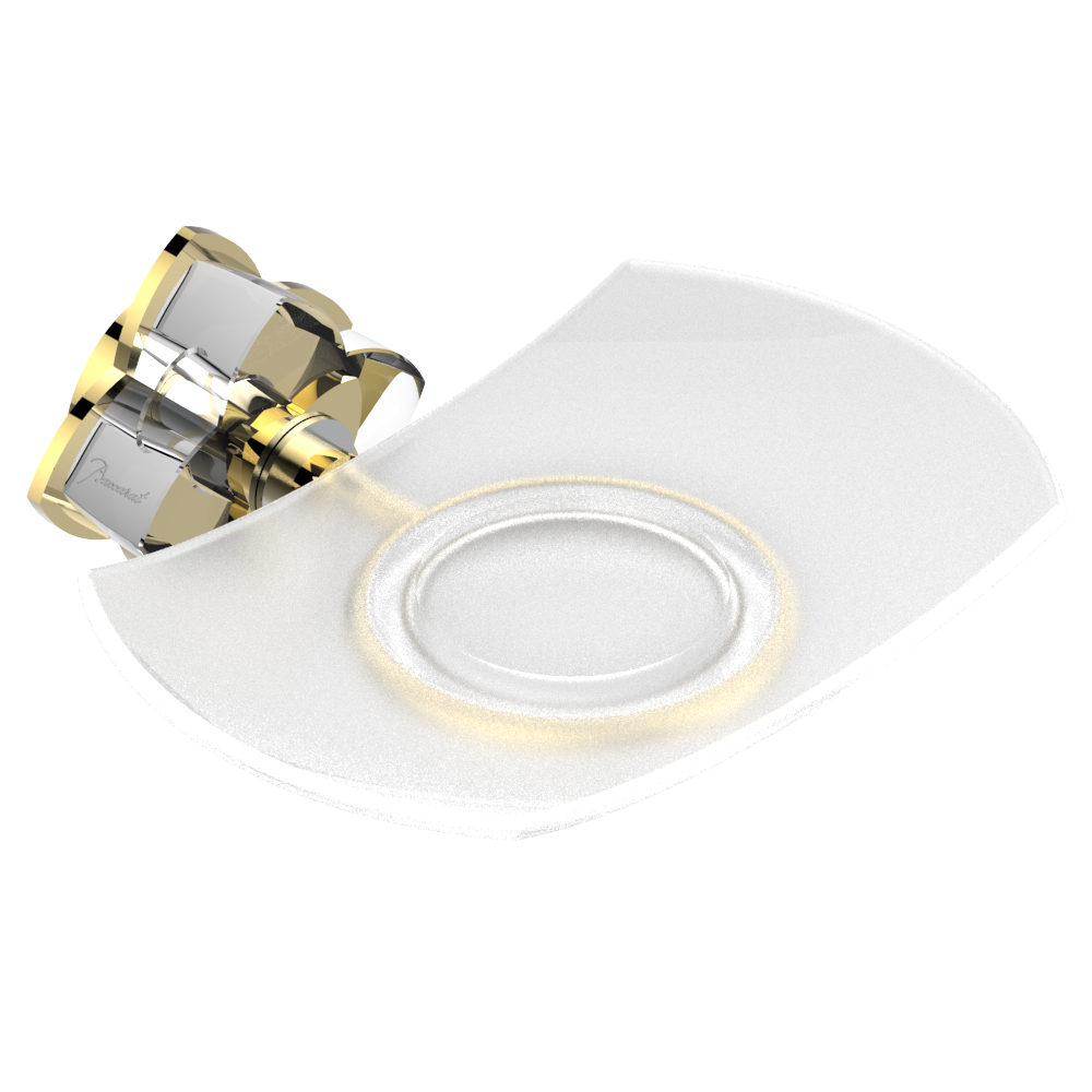 Porte-savon THG - Collection "Pétale de Cristal Clair" — vue 3