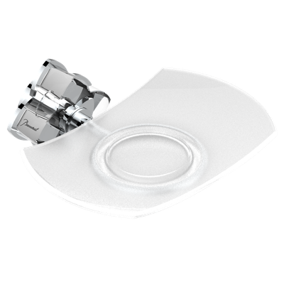 Porte-savon THG - Collection "Pétale de Cristal Clair"