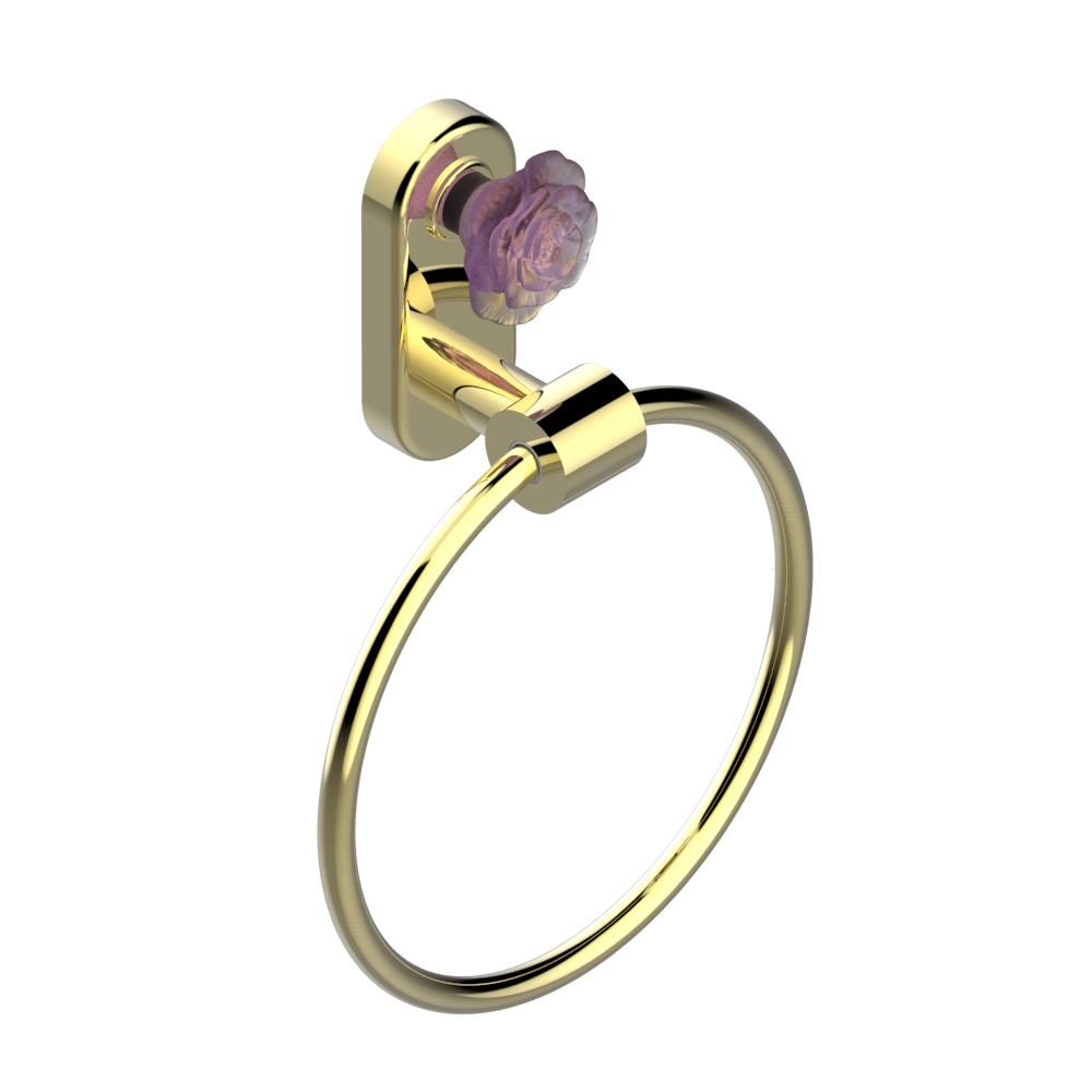 Anneau porte-serviette THG Paris - Collection "Rose" — vue 4