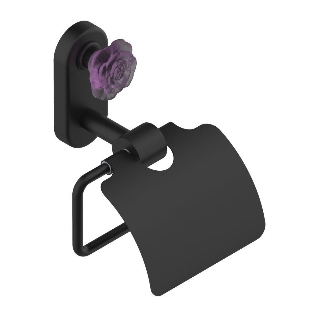 Porte-rouleau avec couvercle THG Paris - Collection "Rose" — vue 3