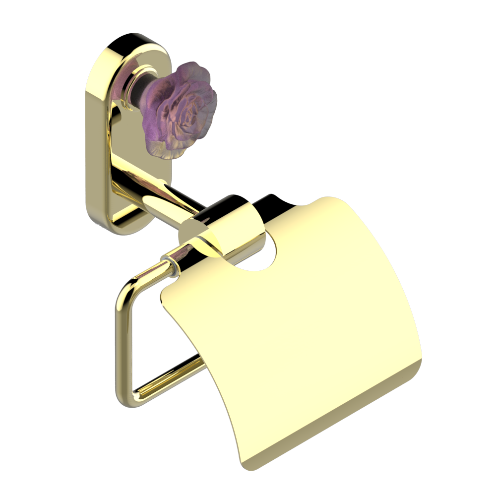 Porte-rouleau avec couvercle THG Paris - Collection "Rose" — vue 4