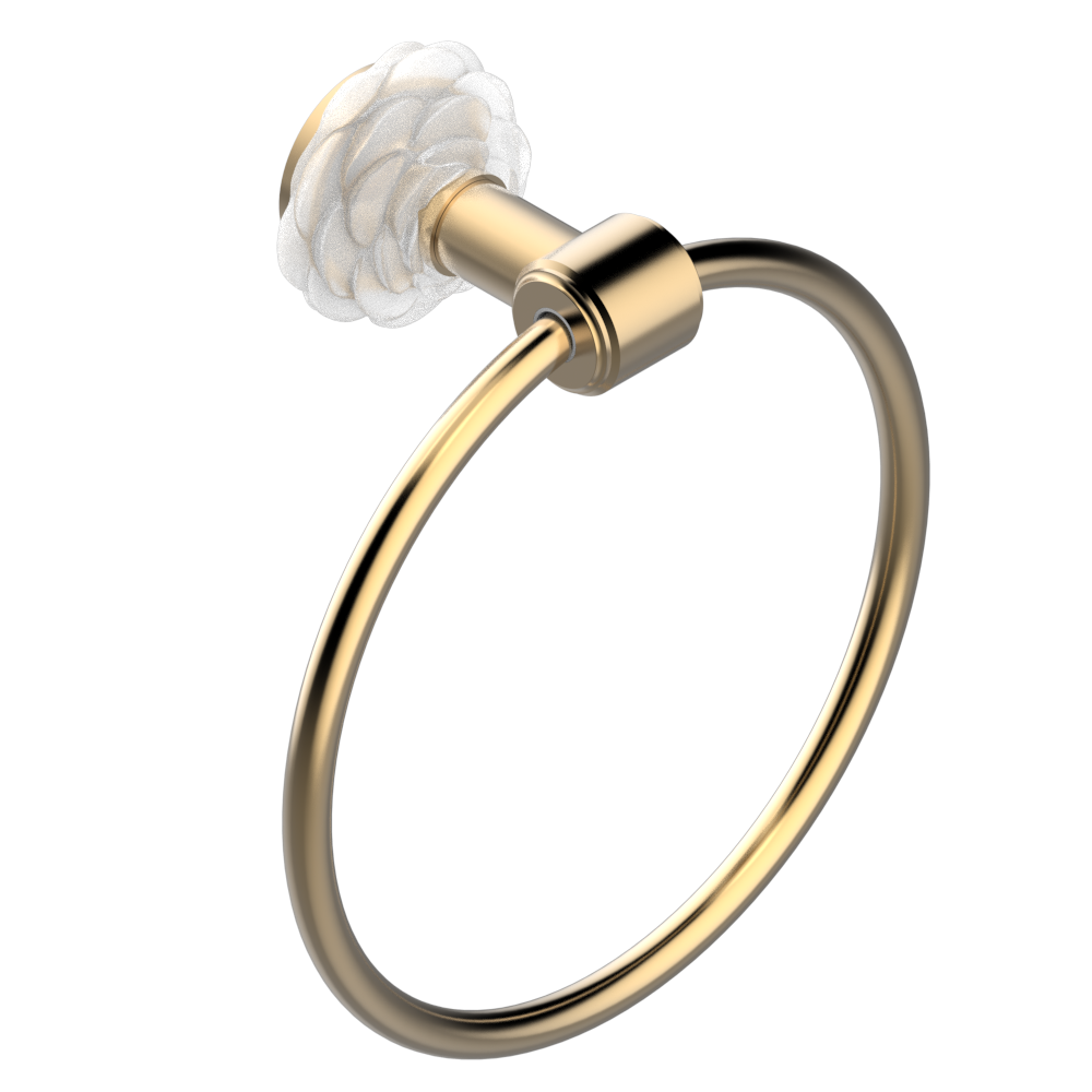 Anneau porte-serviette THG - Collection "Camélia Cristal Clair" — vue 5
