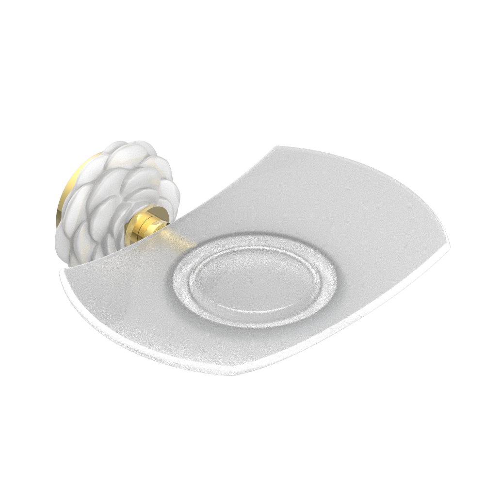 Porte-savon THG - Collection "Camélia Cristal Clair" — vue 3