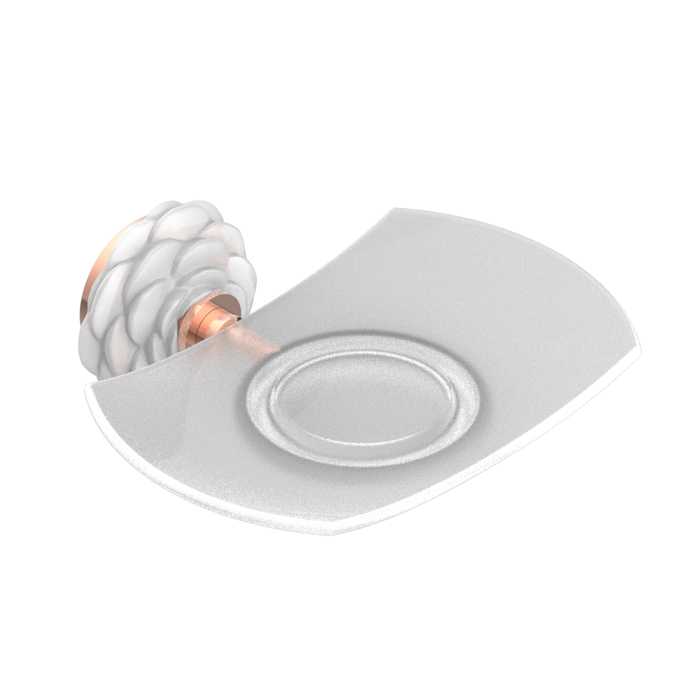 Porte-savon THG - Collection "Camélia Cristal Clair" — vue 4