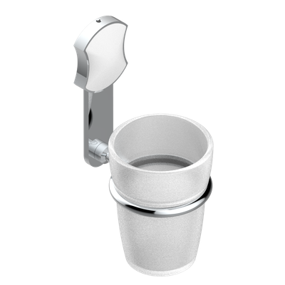 Porte-brosse à dents THG - Collection "Infini porcelaine blanche"