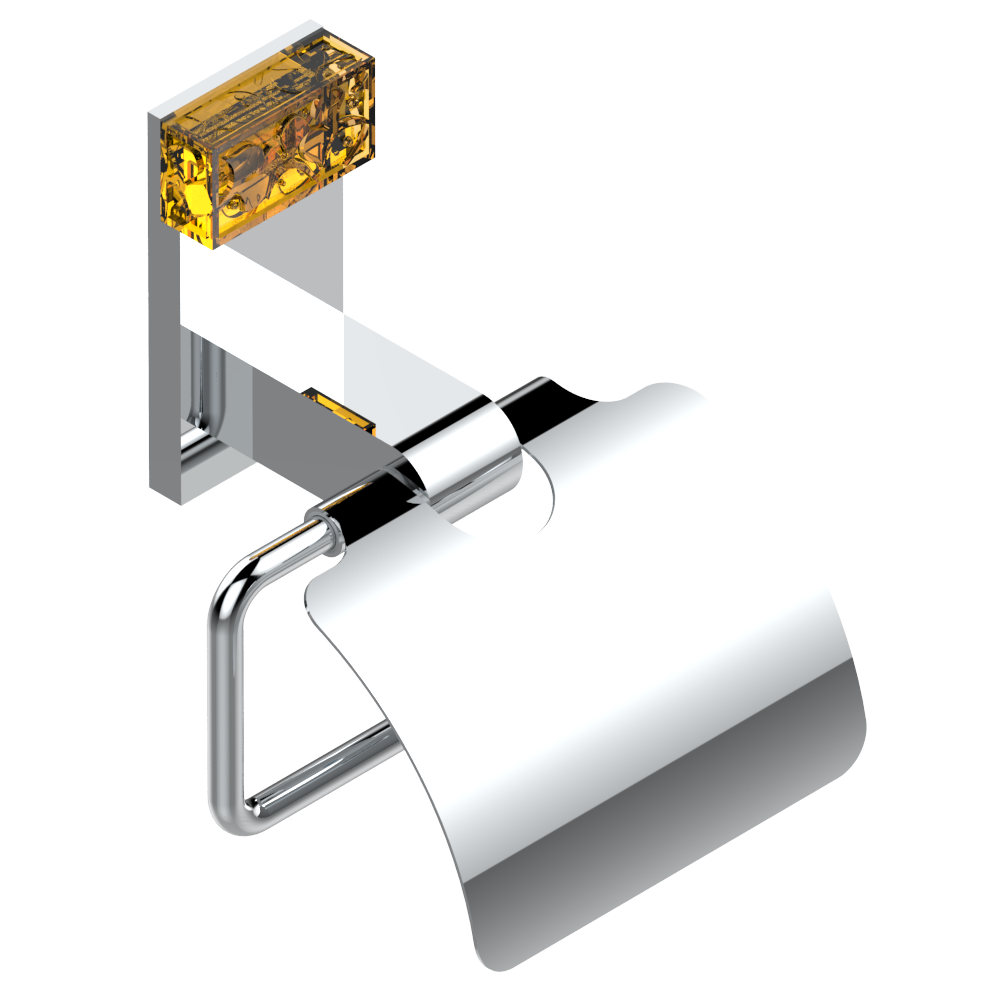 Porte-rouleau avec couvercle THG - Collection "Ginkgo" Porte-rouleau avec couvercle THG - Collection "Ginkgo"