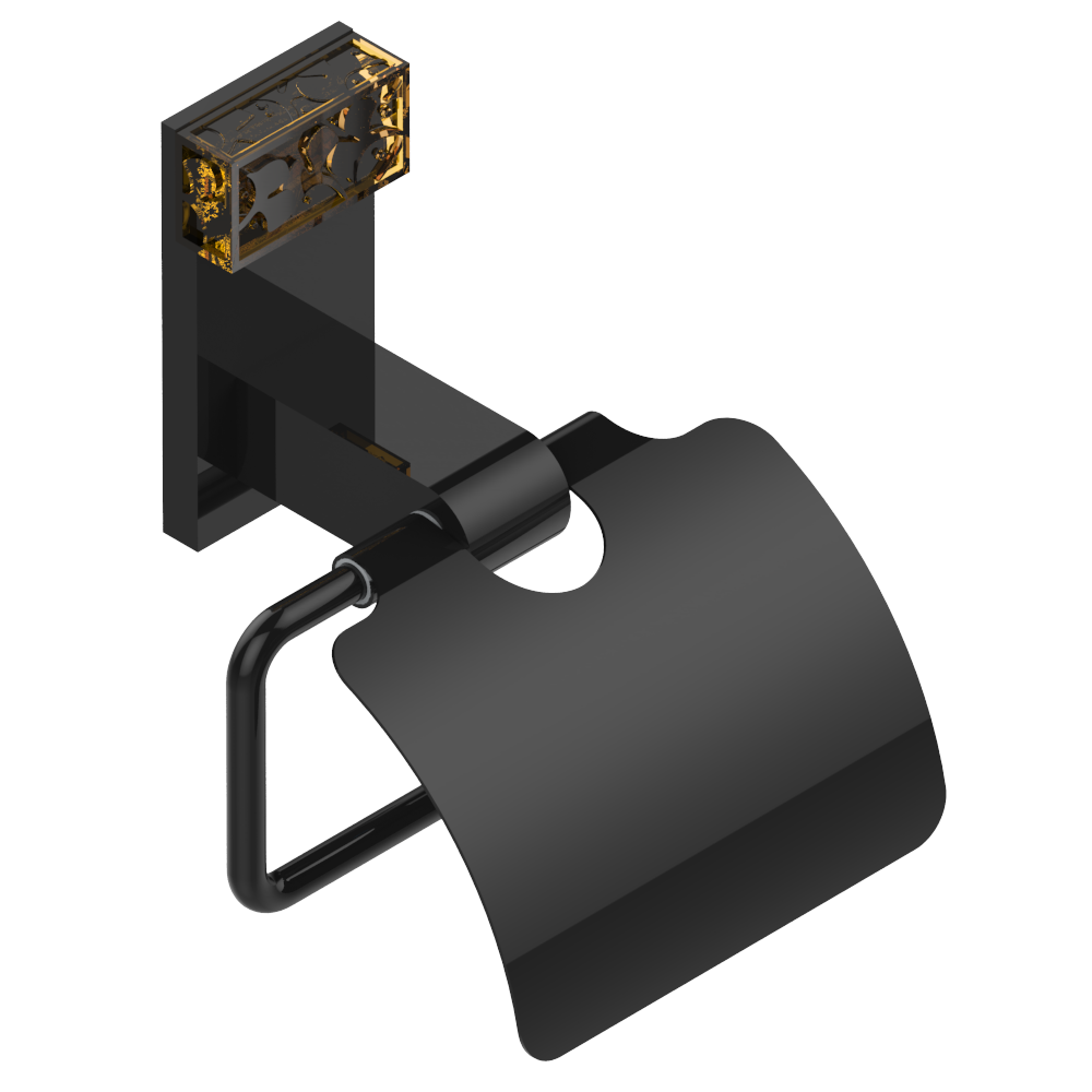 Porte-rouleau avec couvercle THG - Collection "Ginkgo"