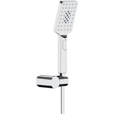 Wall-mounted support Deante Alpinia with hand shower and 1.50 m flexible chrome