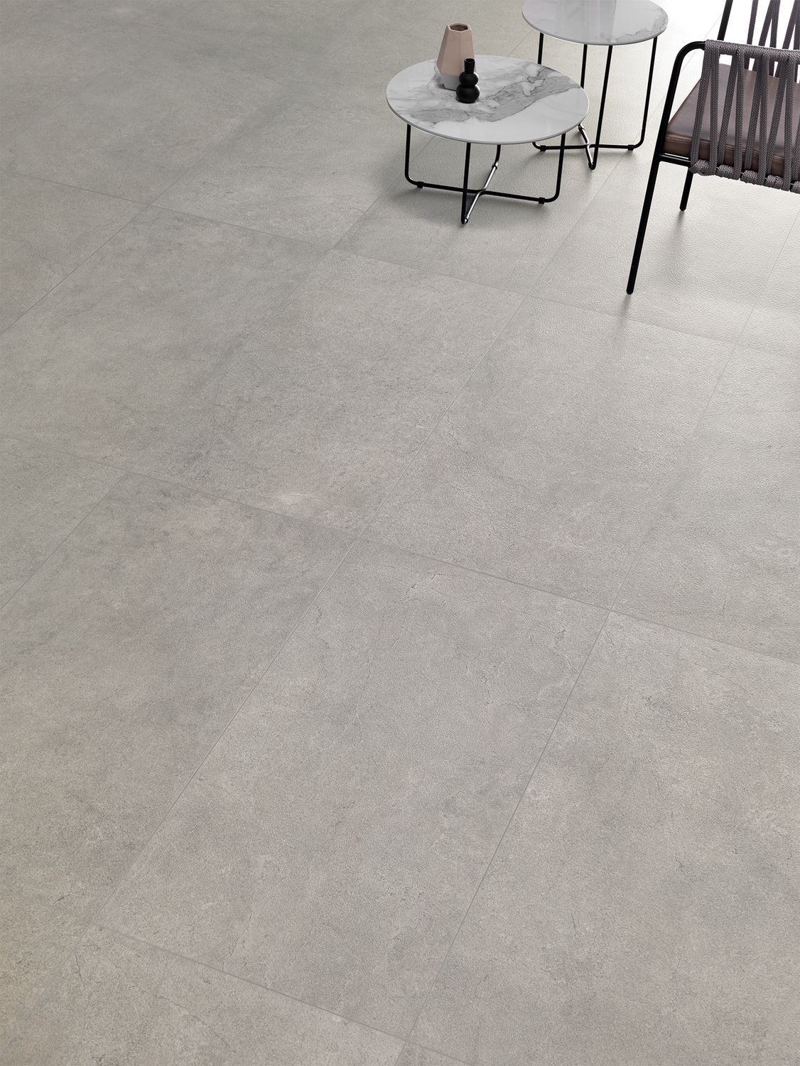 Porcelain Stoneware Pietra d’Orvieto Cenere Bush-Hammered R10 60 x 120 cm - Tagina