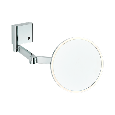 Miroir agrandissant THG rond extensible avec éclairage LED - Collection "New Paradise"