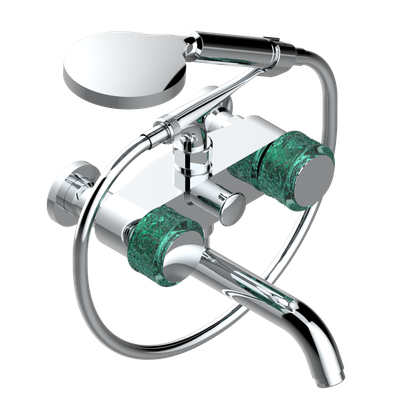 Mélangeur de bain / douche THG avec douchette - Collection "New Island"