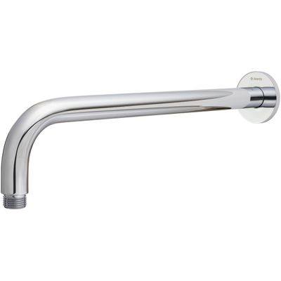 Wall-mounted shower arm Deante Cascada 348 mm with round chrome rose