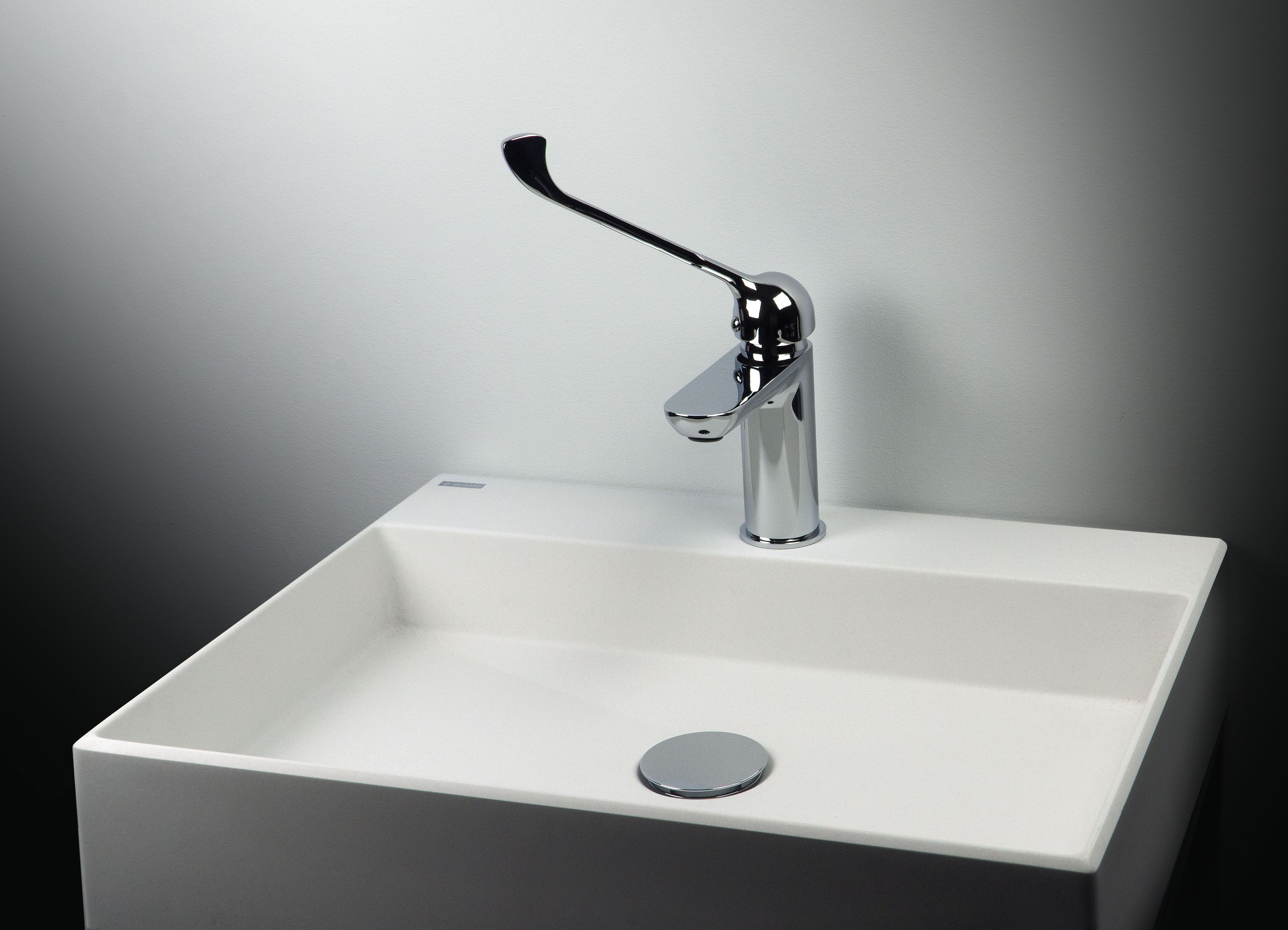 Bonde de lavabo Deante click-clac en chromé - vue 3