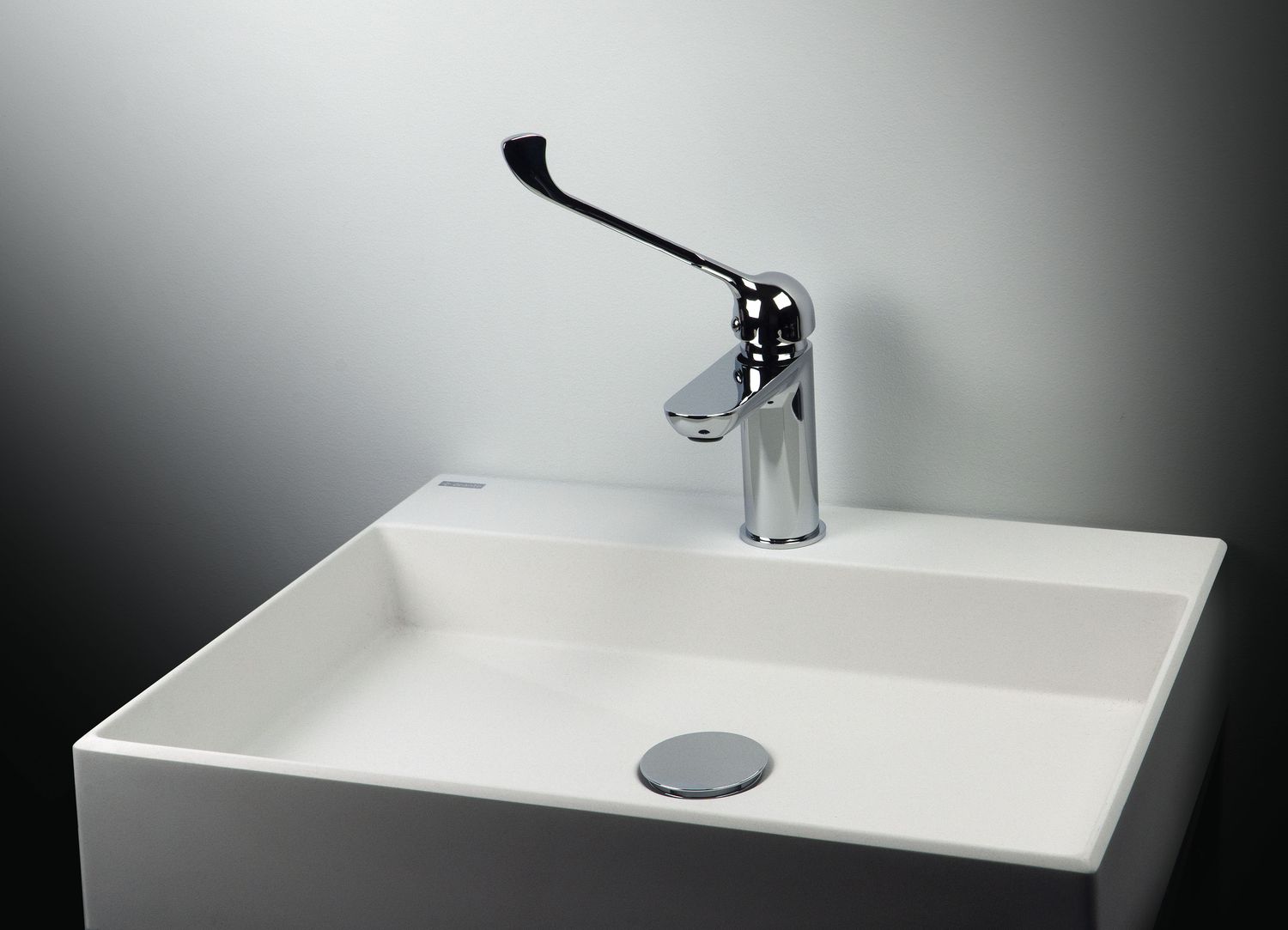 Bonde de lavabo Deante click-clac en chromé — vue 3