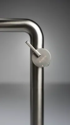 High-Rise Basin Mixer Deante Silia 265 without Drain in Titanium