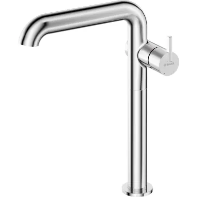 High Spout Basin Mixer Deante Silia 265 without Waste in Chrome