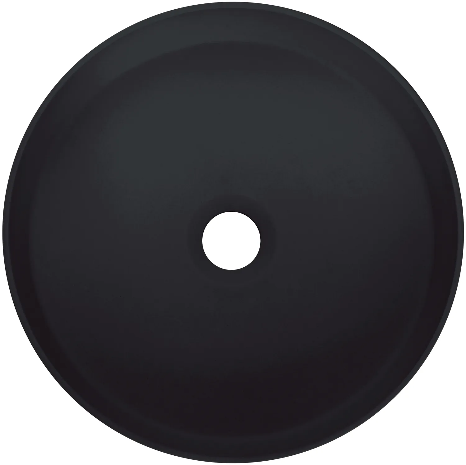 Vasque à poser ronde Deante Silia 36 cm en noir mat — vue 3
