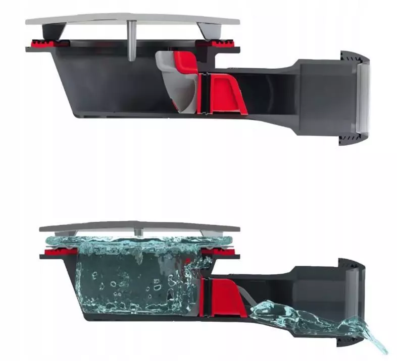 Bonde de douche Wirquin extra-plate Slim+ pour receveur de douche sans dôme - débit d'évacuation 33 L/min - vue 6