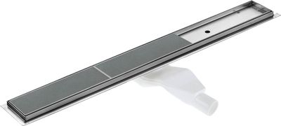 Canivelle de douche Deante 60 cm avec grille réversible prêt à carreler ou en acier inoxydable brossé - débit d'évacuation 36 L/min