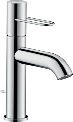 Mitigeur de lavabo AXOR Uno 100 avec poignée étrier et tirette de vidage