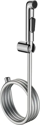 Deante chromé douchette hygiénique WC avec support et flexible 120 cm en laiton de qualité.