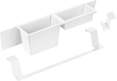 Ensemble d'accessoires Magnetique Deante en blanc